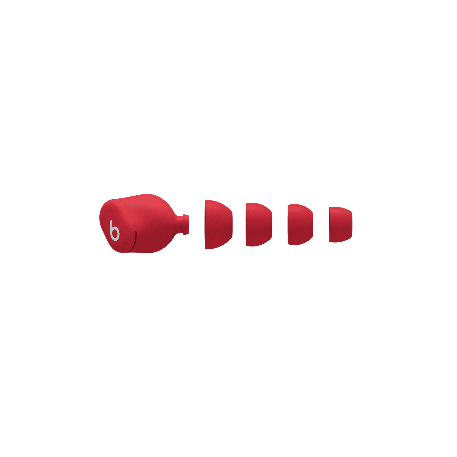 Beats by Dr. Dre Beats Solo Buds Bluetooth In-Ear Earbuds, Transparent Red