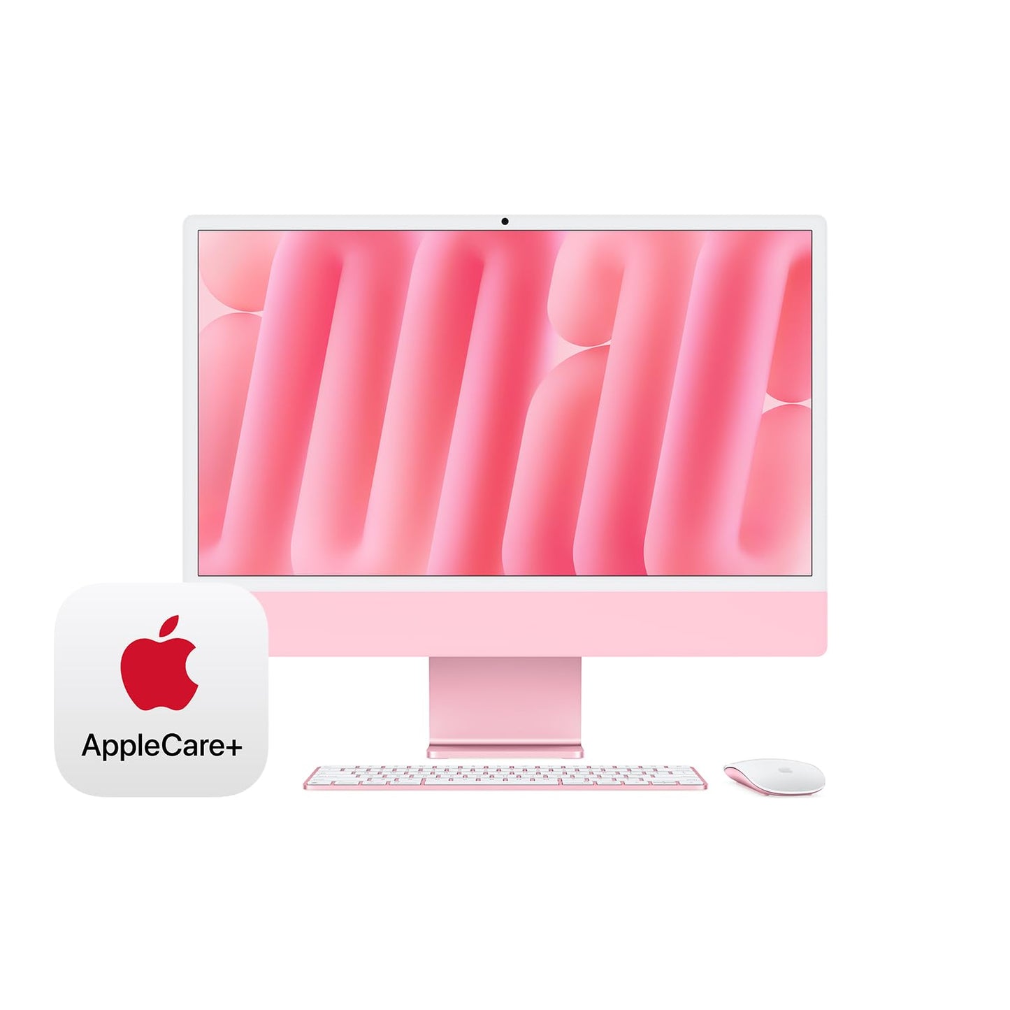Apple 2024 iMac All-in-One Desktop Computer with M4 chip with 8-core CPU and 8-core GPU: Built for Apple Intelligence, 24-inch Retina Display, 16GB Unified Memory, 256GB SSD Storage; Silver