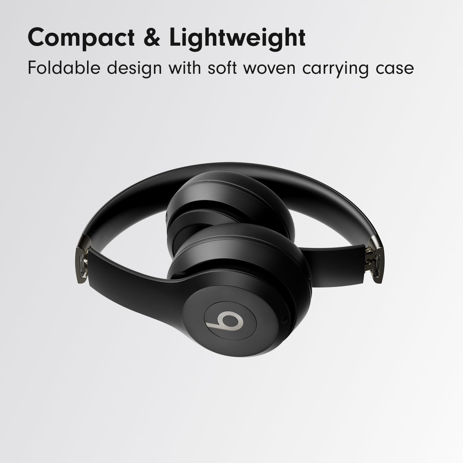 Beats Solo 4 - Wireless Bluetooth On-Ear Headphones, Apple & Android Compatible, Up to 50 Hours of Battery Life - Matte Black (Renewed Premium)