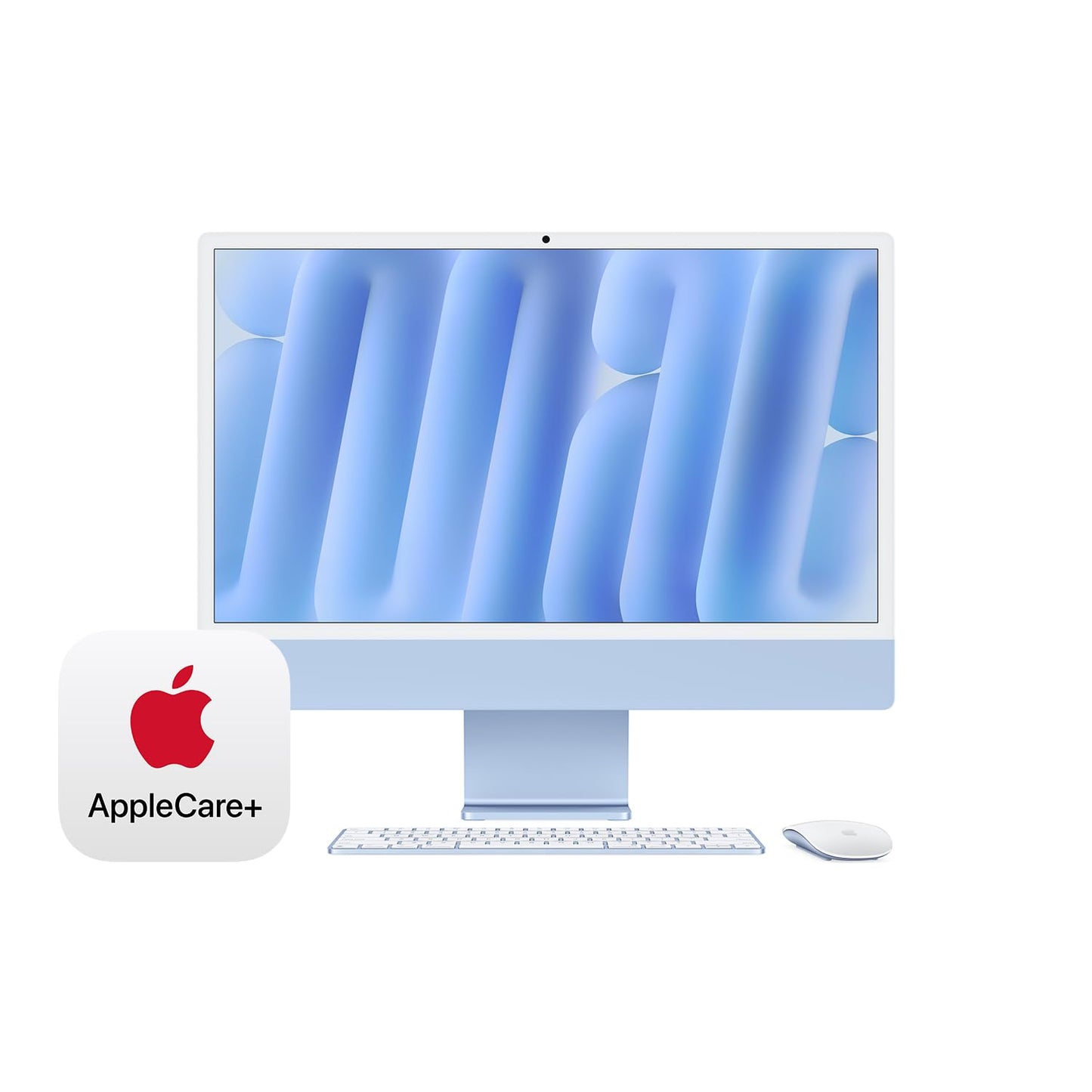 Apple 2024 iMac All-in-One Desktop Computer with M4 chip with 8-core CPU and 8-core GPU: Built for Apple Intelligence, 24-inch Retina Display, 16GB Unified Memory, 256GB SSD Storage; Silver