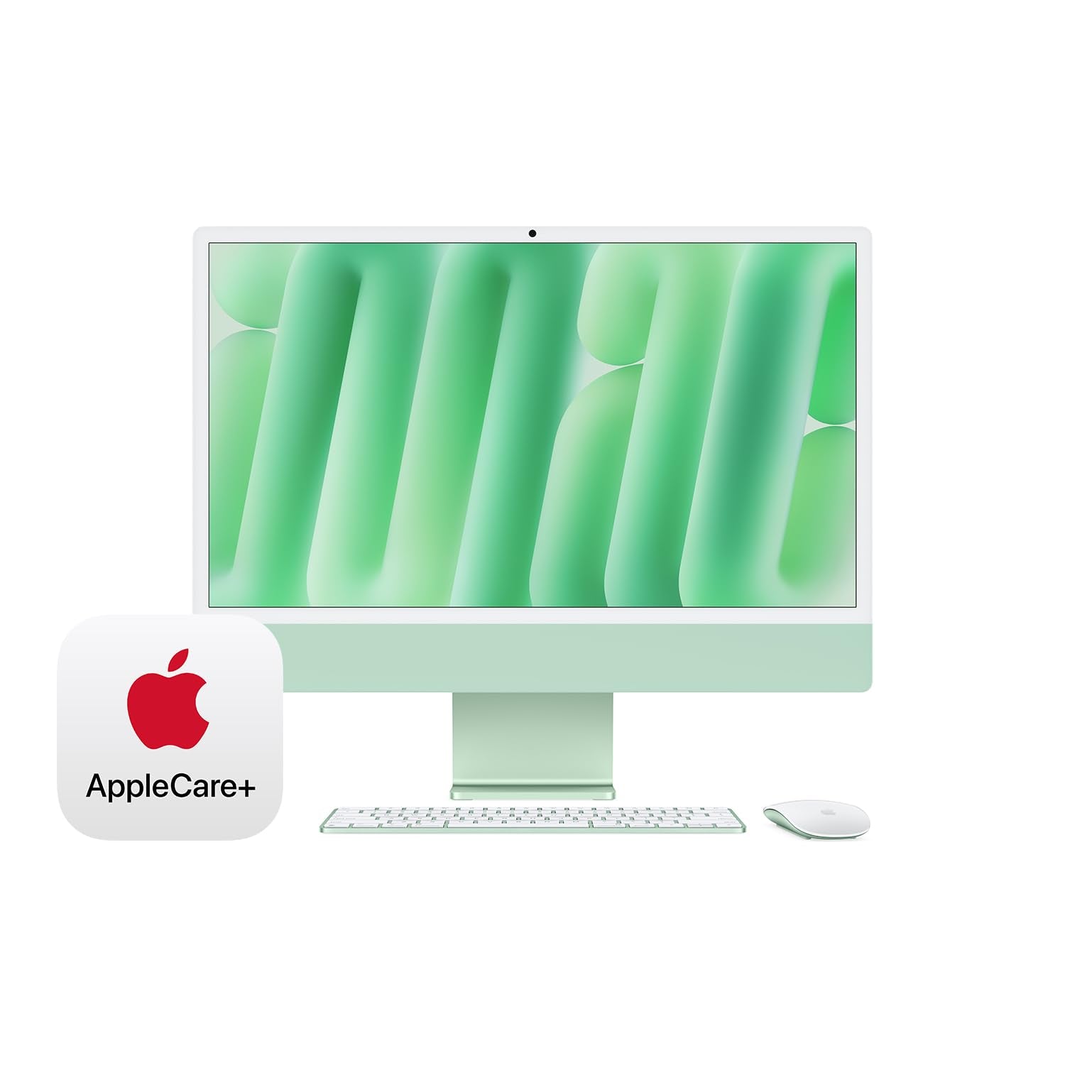 Apple 2024 iMac All-in-One Desktop Computer with M4 chip with 8-core CPU and 8-core GPU: Built for Apple Intelligence, 24-inch Retina Display, 16GB Unified Memory, 256GB SSD Storage; Silver
