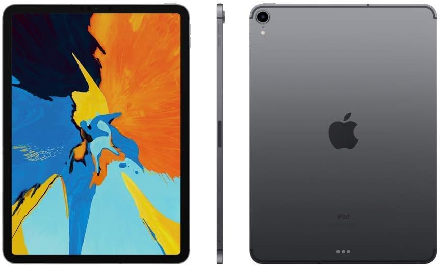 Apple iPad Pro 2018 (11-inch, Wi-Fi + Cellular 64GB) - Space Gray (Renewed)