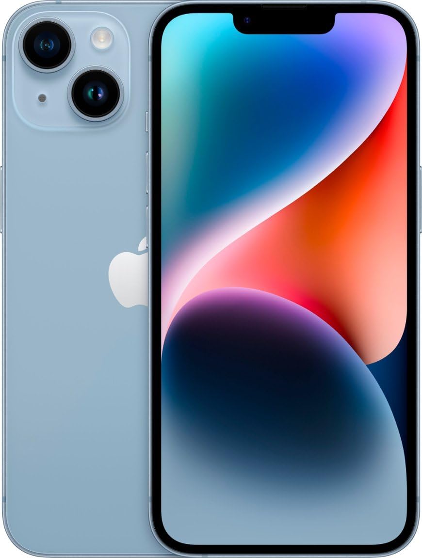 Apple iPhone 14 Plus, 128GB, Midnight - Unlocked (Renewed)
