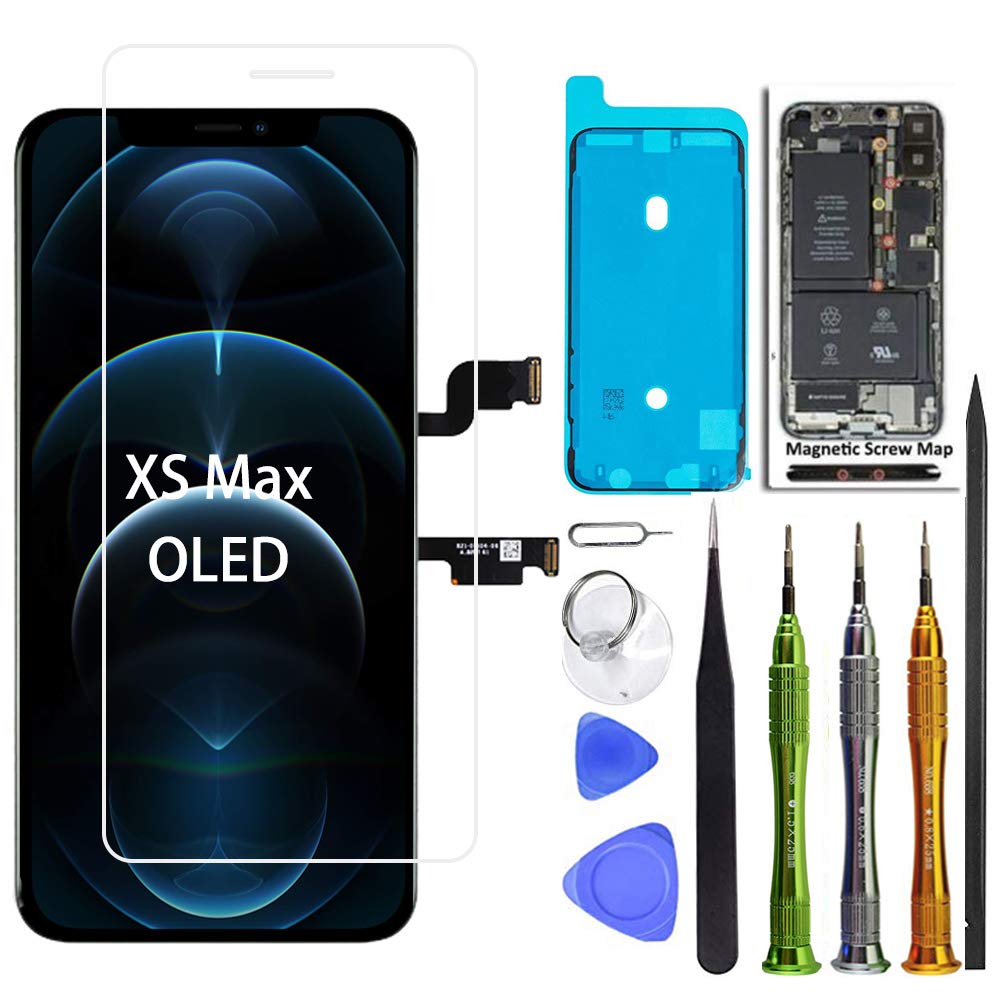 for iPhone XR Screen Replacement 6.1 inch,LCD Display Touch Screen Digitizer Assembly with Repair Tools, Compatible with Model A1984, A2105, A2106, A2108