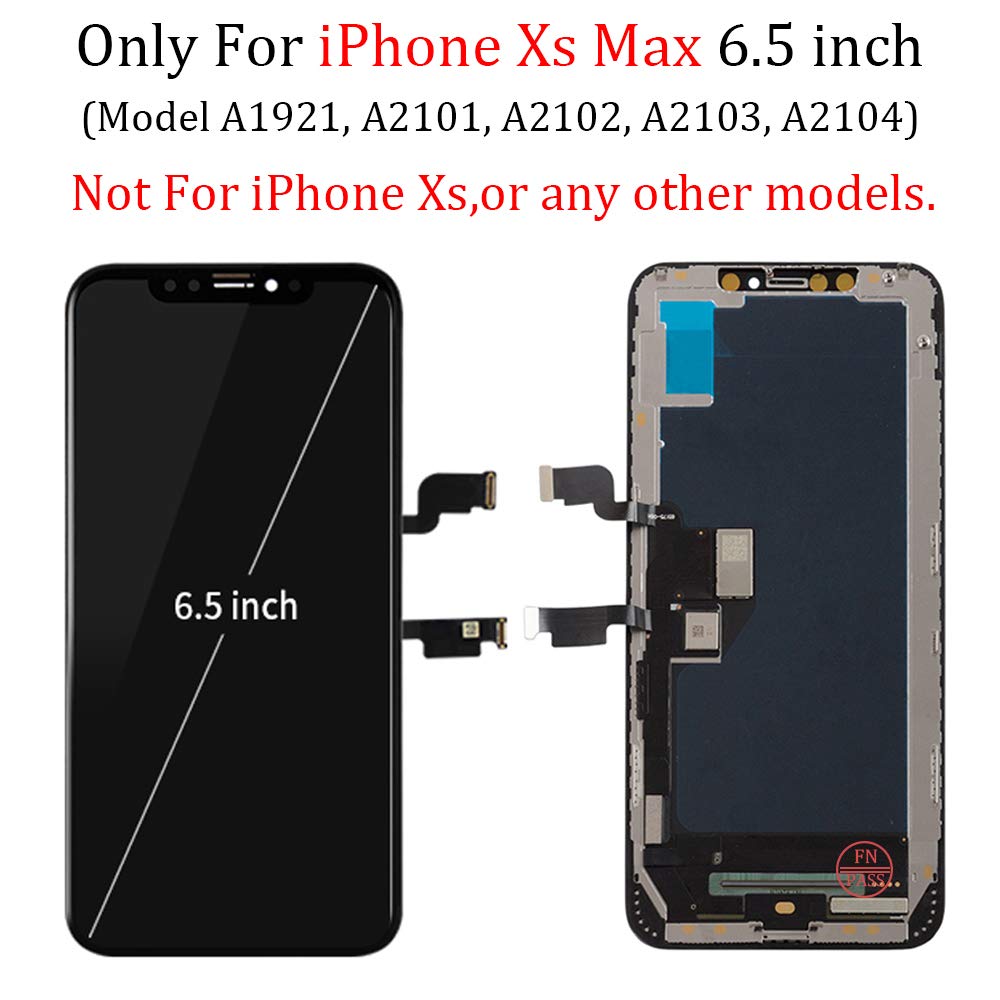 for iPhone XR Screen Replacement 6.1 inch,LCD Display Touch Screen Digitizer Assembly with Repair Tools, Compatible with Model A1984, A2105, A2106, A2108
