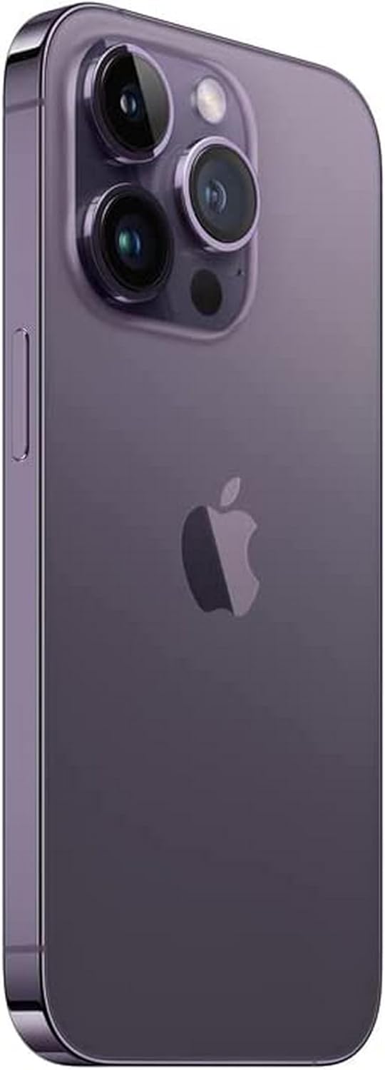 Apple iPhone 14 Pro, 128GB, Deep Purple - Unlocked (Renewed)