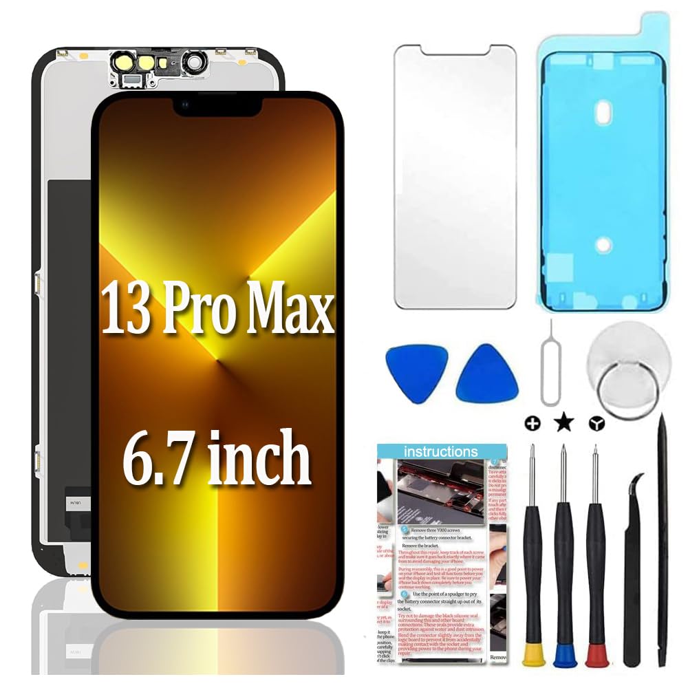 for iPhone XR Screen Replacement 6.1 inch,LCD Display Touch Screen Digitizer Assembly with Repair Tools, Compatible with Model A1984, A2105, A2106, A2108