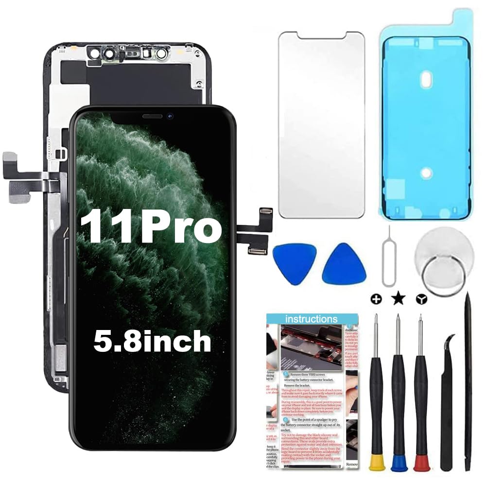 for iPhone XR Screen Replacement 6.1 inch,LCD Display Touch Screen Digitizer Assembly with Repair Tools, Compatible with Model A1984, A2105, A2106, A2108