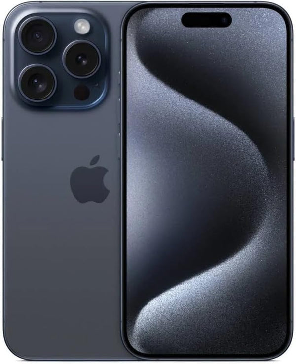 Apple iPhone 15 Pro, 128GB, Blue Titanium - T-Mobile (Renewed)