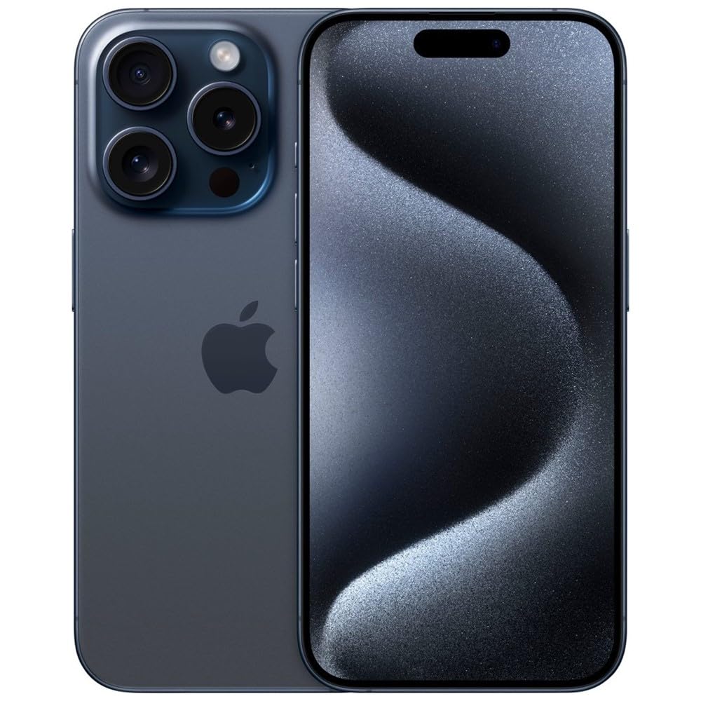 Apple iPhone 15 Pro Max, 256GB, Black Titanium - Unlocked (Renewed)
