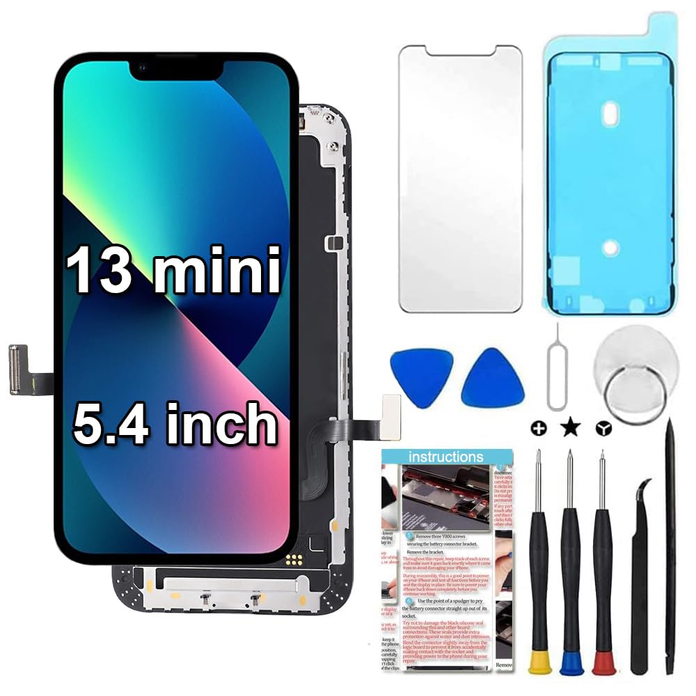 for iPhone XR Screen Replacement 6.1 inch,LCD Display Touch Screen Digitizer Assembly with Repair Tools, Compatible with Model A1984, A2105, A2106, A2108