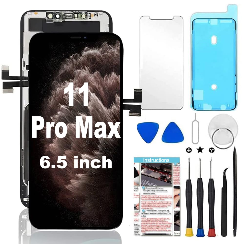 for iPhone XR Screen Replacement 6.1 inch,LCD Display Touch Screen Digitizer Assembly with Repair Tools, Compatible with Model A1984, A2105, A2106, A2108