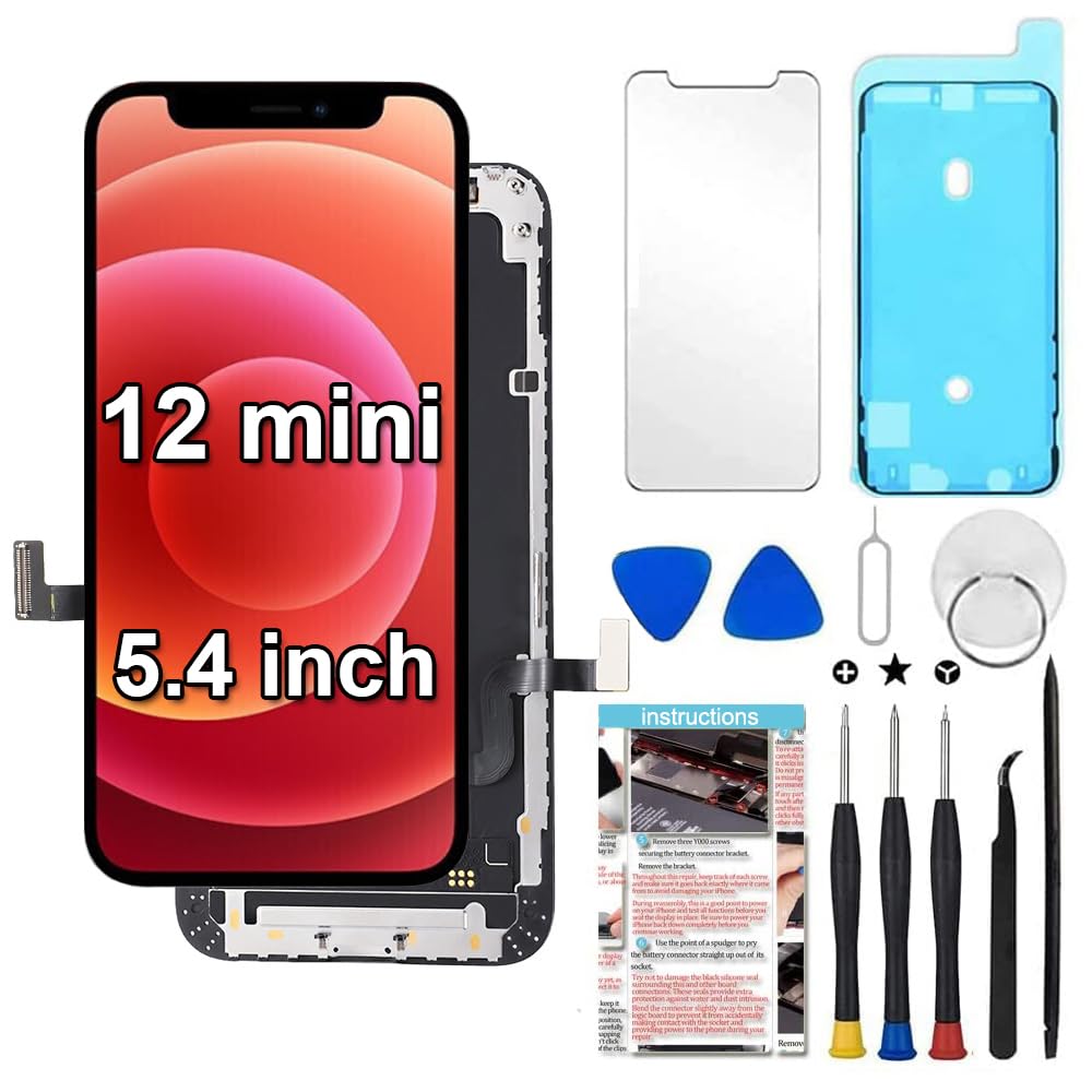 for iPhone XR Screen Replacement 6.1 inch,LCD Display Touch Screen Digitizer Assembly with Repair Tools, Compatible with Model A1984, A2105, A2106, A2108
