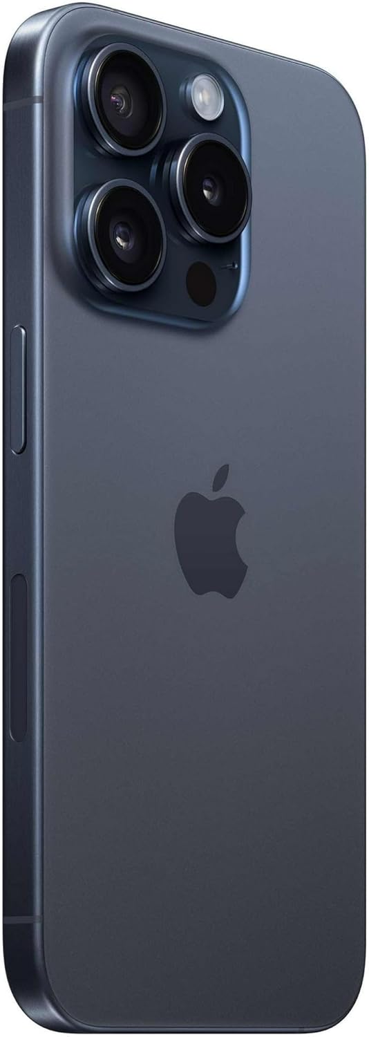 Apple iPhone 15 Pro, 128GB, Blue Titanium - T-Mobile (Renewed)