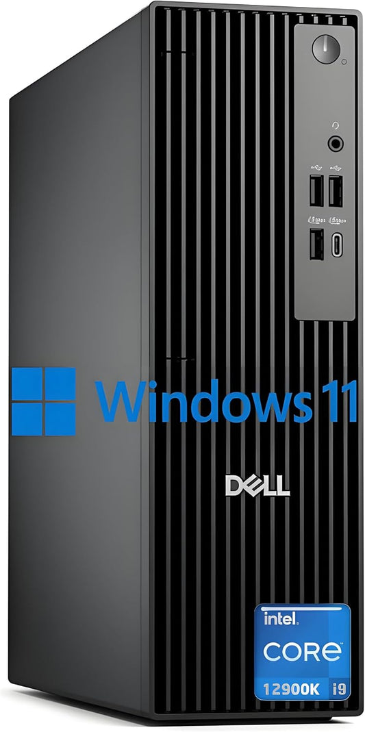 Dell 2025 Slim Business Desktop - Inte Core i9-12900K, (16Core, 24Threads) Ultra-Quiet Design, 64GB DDR5 RAM, 1TB PCIe SSD, Dual 4K Monitor Support, Wired Keyboard and Mouse, Windows 11Pro