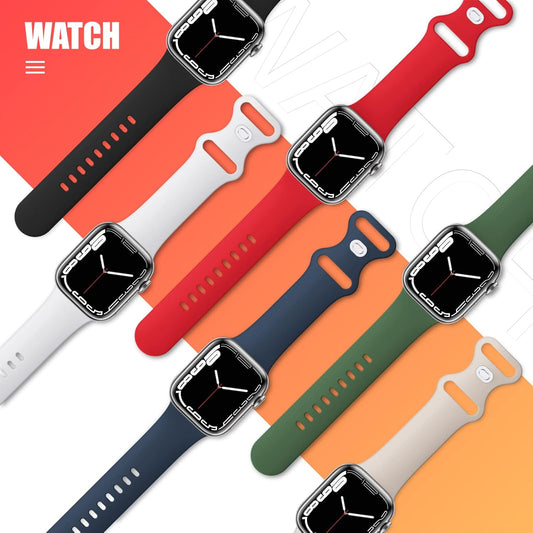 THWALK 6 Pack Sport Bands Compatible with Apple Watch Band Ultra 3/2/1 49mm, Series 11/10 46/42mm, 9/8/7 45/41mm, SE/6/5/4 44/40mm, 3/2/1 42/38mm for Women Men