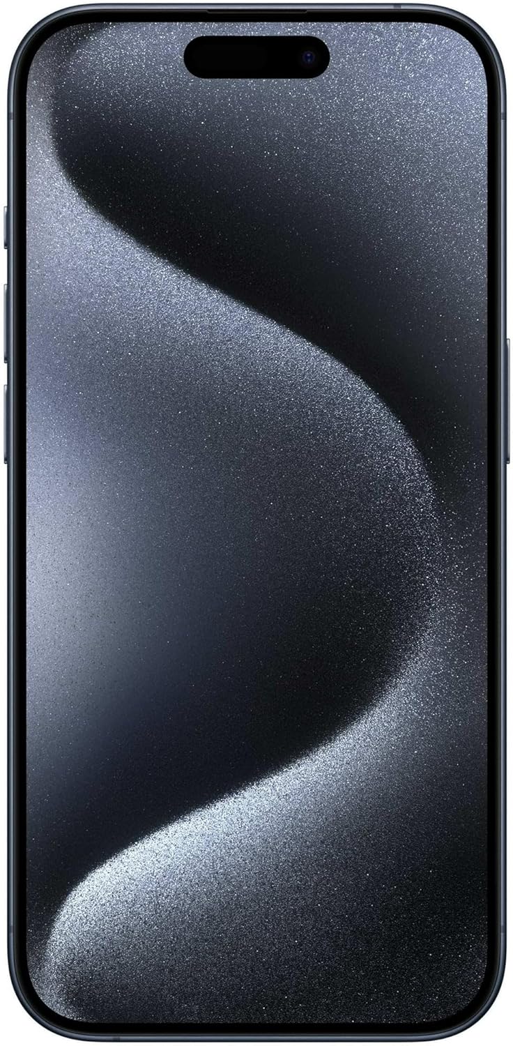 Apple iPhone 15 Pro, 128GB, Blue Titanium - T-Mobile (Renewed)