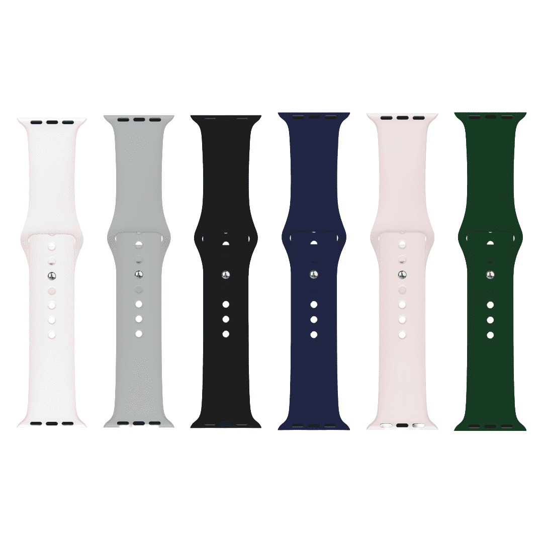 Restored Apple Watch Series 5 Bundle - 44mm GPS Space Gray (2019) - 3-in-1 MagSafe Charger, Protective Case & 6 Bands Included (Refurbished)