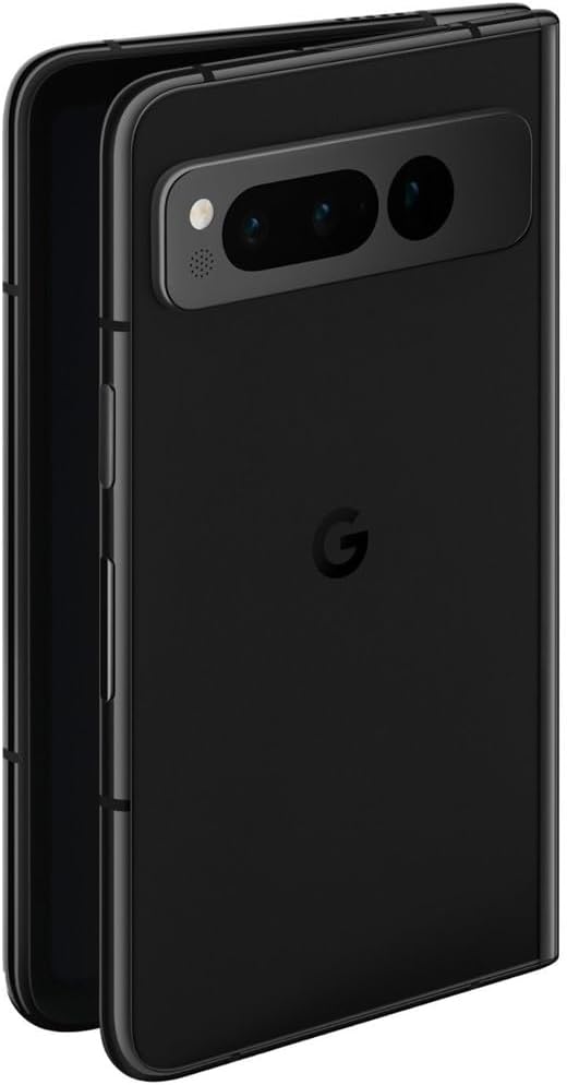 Google Pixel Fold - Unlocked Android 5G Smartphone with Telephoto Lens and Ultrawide Lens - Foldable Display - 24-Hour Battery - Obsidian - 256 GB (Renewed)