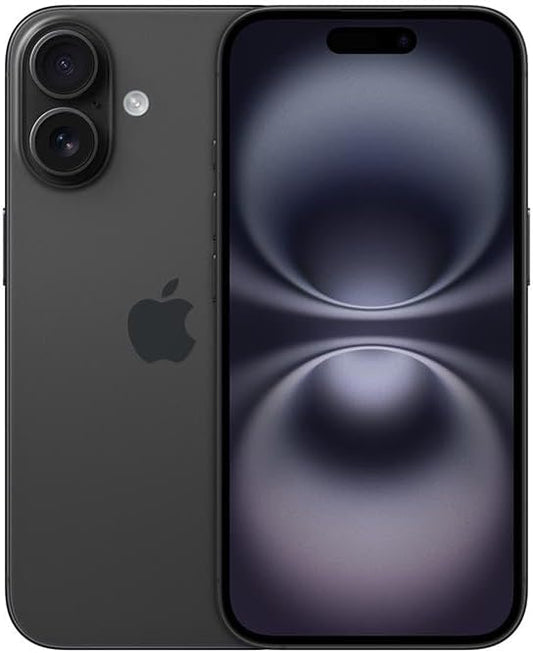 Apple iPhone 16 Plus, US Version, 128GB, Black - Unlocked (Renewed)