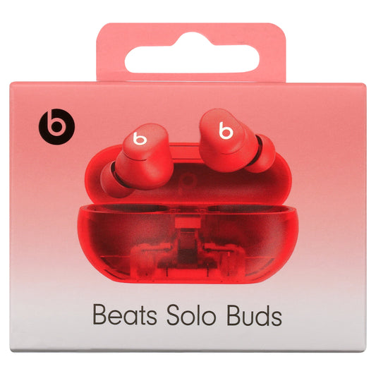 Beats by Dr. Dre Beats Solo Buds Bluetooth In-Ear Earbuds, Transparent Red