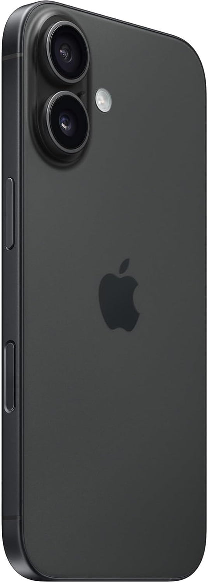 Apple iPhone 16, US Version, 128GB, Black - Unlocked (Renewed)