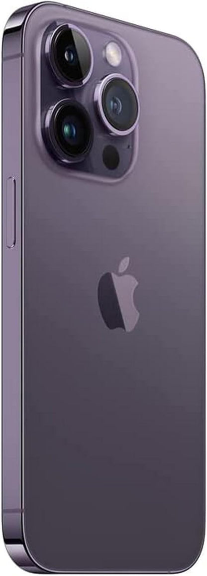 Apple iPhone 14 Pro, 128GB, Deep Purple - Unlocked (Renewed)