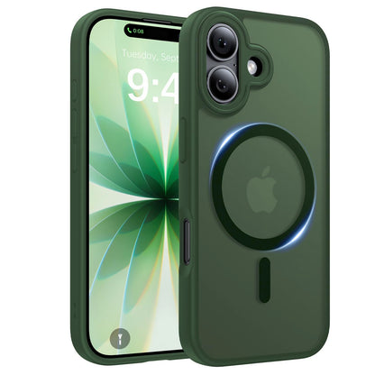 Magnetic for iPhone 17 Case, [Anti-Slip] [Military-Grade Drop Protection] [Camera Protection] Skin-Friendly Slim Translucent Shockproof Protective for iPhone 17 Phone Case, Crystal Clear