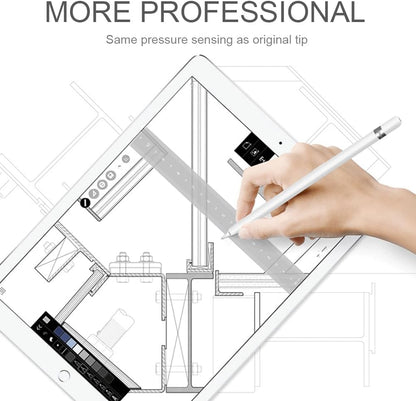 Upgraded Tips for Apple Pencil, Mix Replacement Pencil Tips for Apple Pencil 2nd/ 1st Gen/USB-C/Pencil Pro Tips(6 PCS)