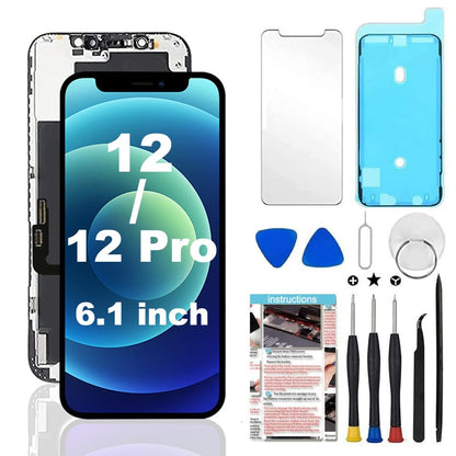 for iPhone XR Screen Replacement 6.1 inch,LCD Display Touch Screen Digitizer Assembly with Repair Tools, Compatible with Model A1984, A2105, A2106, A2108
