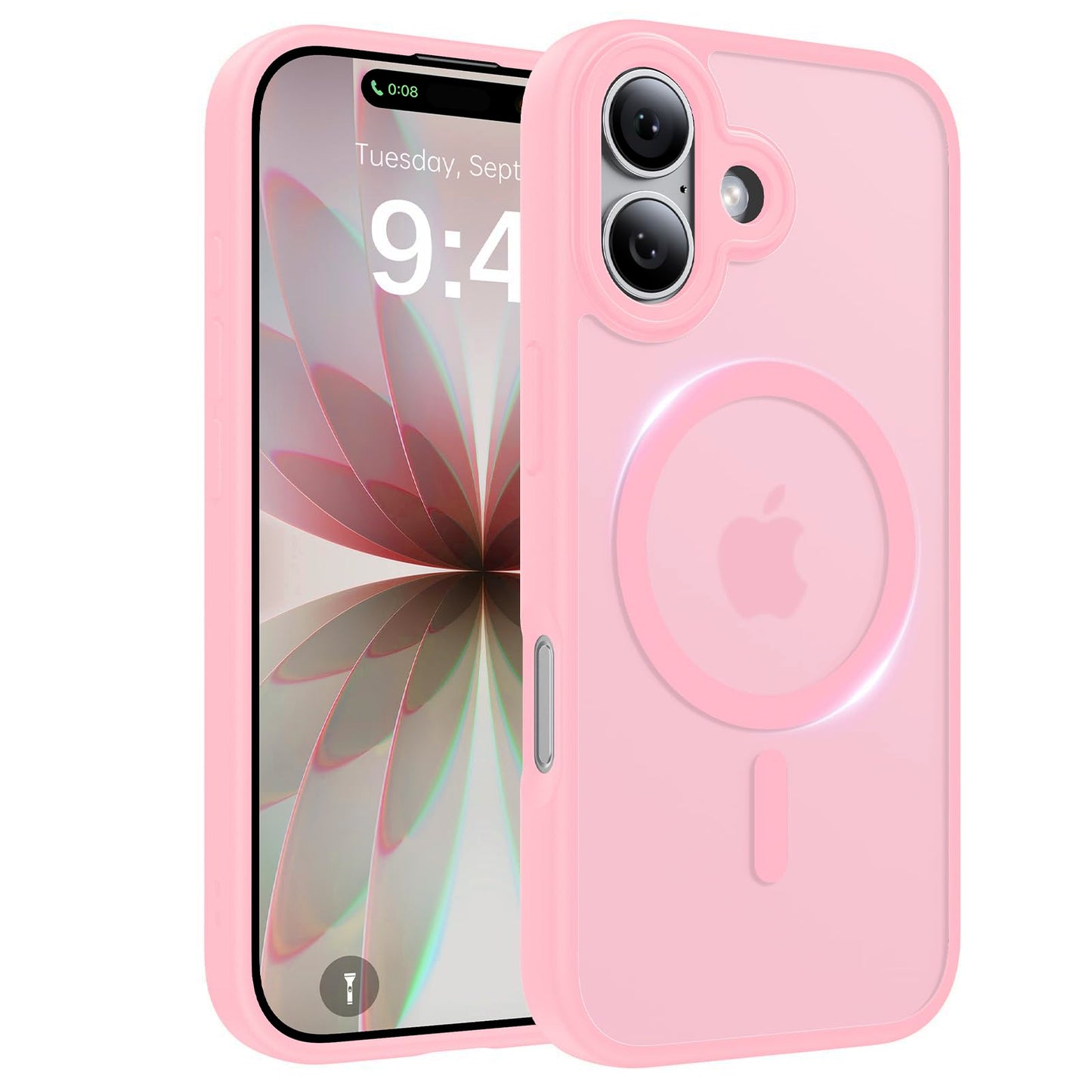 Magnetic for iPhone 17 Case, [Anti-Slip] [Military-Grade Drop Protection] [Camera Protection] Skin-Friendly Slim Translucent Shockproof Protective for iPhone 17 Phone Case, Crystal Clear