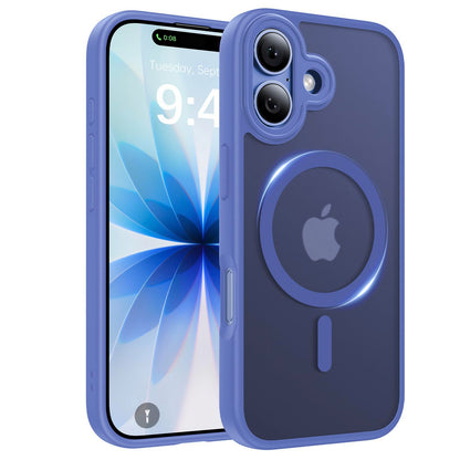 Magnetic for iPhone 17 Case, [Anti-Slip] [Military-Grade Drop Protection] [Camera Protection] Skin-Friendly Slim Translucent Shockproof Protective for iPhone 17 Phone Case, Crystal Clear