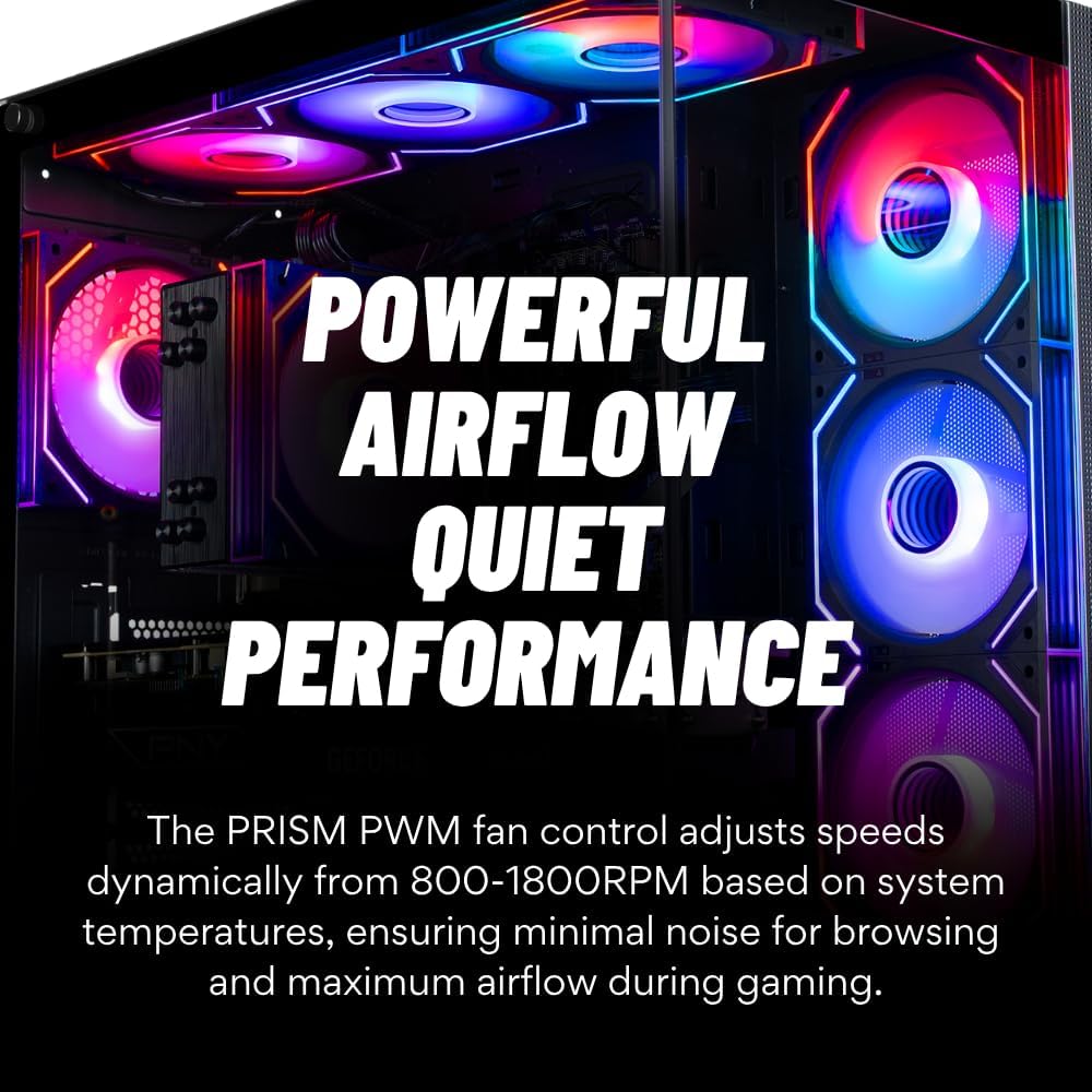 Panorama XL RTX 5090 Gaming Desktop - Intel Core Ultra 9 285K, 96GB DDR5 RAM, 4TB NVMe Gen4 SSD, WiFi 6E + BT 5.4, HDMI, RJ45, Windows 11 Pro - Best 2024 RGB Prebuilt Tower Computer for Gamers