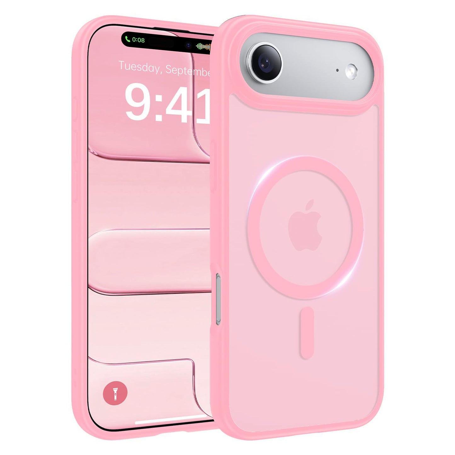 Magnetic for iPhone 17 Case, [Anti-Slip] [Military-Grade Drop Protection] [Camera Protection] Skin-Friendly Slim Translucent Shockproof Protective for iPhone 17 Phone Case, Crystal Clear
