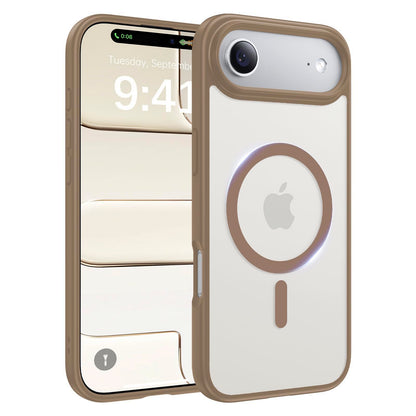 Magnetic for iPhone 17 Case, [Anti-Slip] [Military-Grade Drop Protection] [Camera Protection] Skin-Friendly Slim Translucent Shockproof Protective for iPhone 17 Phone Case, Crystal Clear