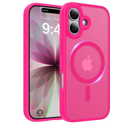 Magnetic for iPhone 17 Case, [Anti-Slip] [Military-Grade Drop Protection] [Camera Protection] Skin-Friendly Slim Translucent Shockproof Protective for iPhone 17 Phone Case, Crystal Clear
