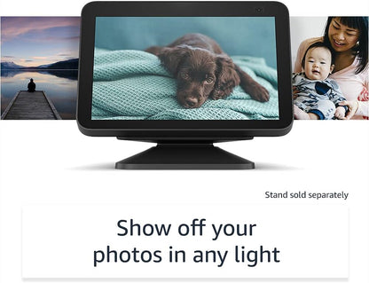 Like-New Echo Show 8 (2nd Gen, 2021 release) | HD smart display with Alexa and 13 MP camera | Glacier White
