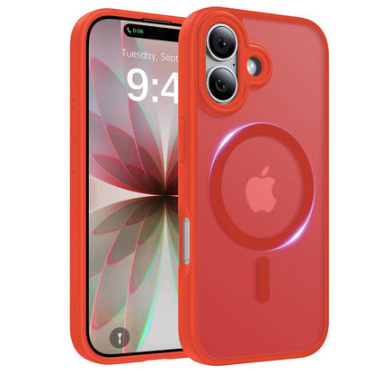 Magnetic for iPhone 17 Case, [Anti-Slip] [Military-Grade Drop Protection] [Camera Protection] Skin-Friendly Slim Translucent Shockproof Protective for iPhone 17 Phone Case, Crystal Clear