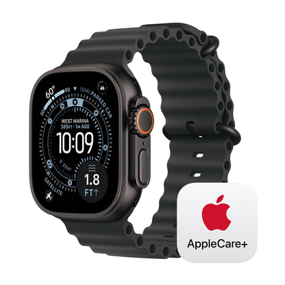 Apple Watch Ultra 3 [GPS + Cellular 49mm] Running & Multisport Smartwatch w/Rugged Titanium Case w/Black/Charcoal Trail Loop - M/L. Satellite Communications, Advanced Health & Fitness Tracking