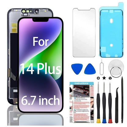 for iPhone XR Screen Replacement 6.1 inch,LCD Display Touch Screen Digitizer Assembly with Repair Tools, Compatible with Model A1984, A2105, A2106, A2108