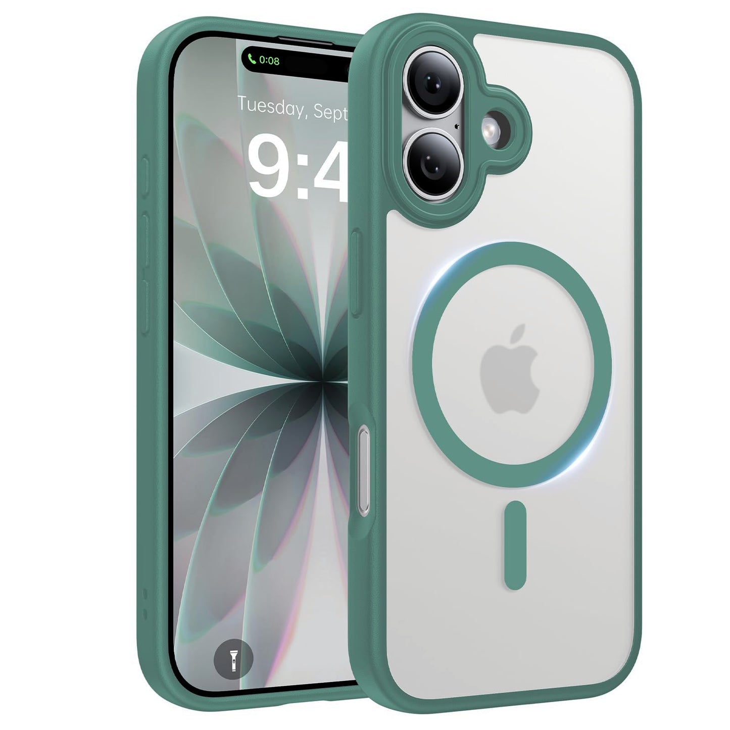 Magnetic for iPhone 17 Case, [Anti-Slip] [Military-Grade Drop Protection] [Camera Protection] Skin-Friendly Slim Translucent Shockproof Protective for iPhone 17 Phone Case, Crystal Clear
