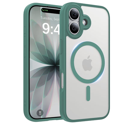Magnetic for iPhone 17 Case, [Anti-Slip] [Military-Grade Drop Protection] [Camera Protection] Skin-Friendly Slim Translucent Shockproof Protective for iPhone 17 Phone Case, Crystal Clear