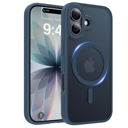 Magnetic for iPhone 17 Case, [Anti-Slip] [Military-Grade Drop Protection] [Camera Protection] Skin-Friendly Slim Translucent Shockproof Protective for iPhone 17 Phone Case, Crystal Clear