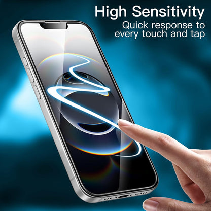 JETech Full Coverage Screen Protector for iPhone 16e 6.1-Inch 2025, 9H Tempered Glass Film, Case-Friendly, HD Clear, 3-Pack