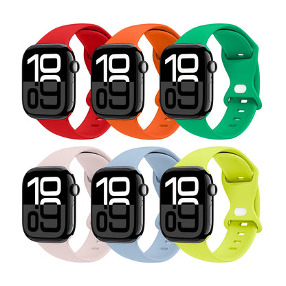 THWALK 6 Pack Sport Bands Compatible with Apple Watch Band Ultra 3/2/1 49mm, Series 11/10 46/42mm, 9/8/7 45/41mm, SE/6/5/4 44/40mm, 3/2/1 42/38mm for Women Men