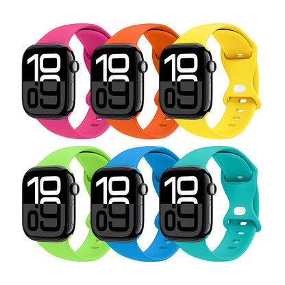 THWALK 6 Pack Sport Bands Compatible with Apple Watch Band Ultra 3/2/1 49mm, Series 11/10 46/42mm, 9/8/7 45/41mm, SE/6/5/4 44/40mm, 3/2/1 42/38mm for Women Men
