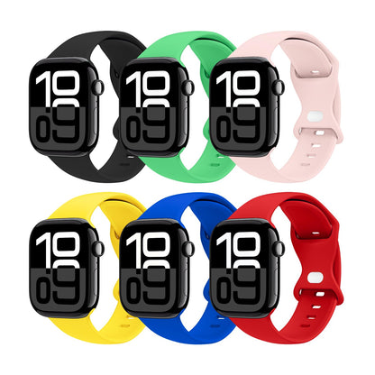 THWALK 6 Pack Sport Bands Compatible with Apple Watch Band Ultra 3/2/1 49mm, Series 11/10 46/42mm, 9/8/7 45/41mm, SE/6/5/4 44/40mm, 3/2/1 42/38mm for Women Men