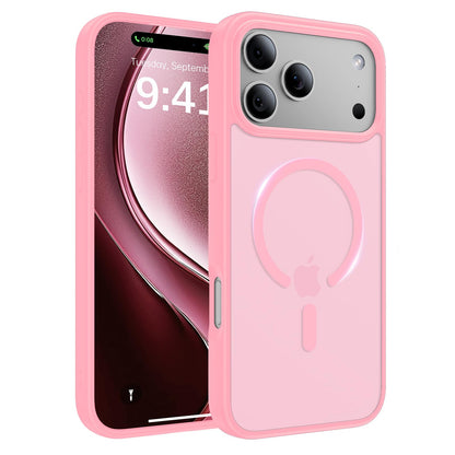 Magnetic for iPhone 17 Case, [Anti-Slip] [Military-Grade Drop Protection] [Camera Protection] Skin-Friendly Slim Translucent Shockproof Protective for iPhone 17 Phone Case, Crystal Clear