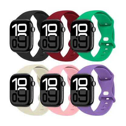 THWALK 6 Pack Sport Bands Compatible with Apple Watch Band Ultra 3/2/1 49mm, Series 11/10 46/42mm, 9/8/7 45/41mm, SE/6/5/4 44/40mm, 3/2/1 42/38mm for Women Men