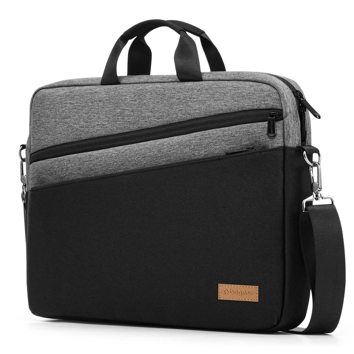 15 15.6 16 17 17.3 inch Laptop Computer PC Shoulder Bag Carrying Case, Water-Repellent Briefcase